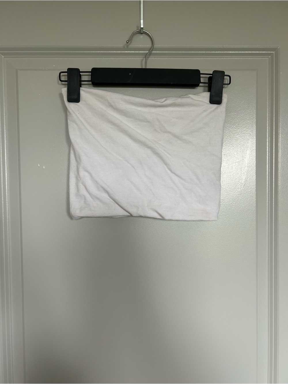 Brandy Melville Preppy White Mini Tube Top
